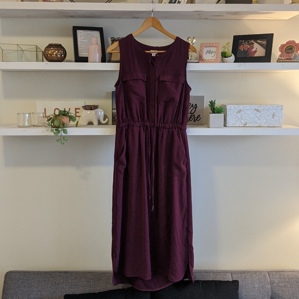 Merona High-Low Plum Purple Dress